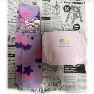 키키라라 산리오 양말 파우치 세트