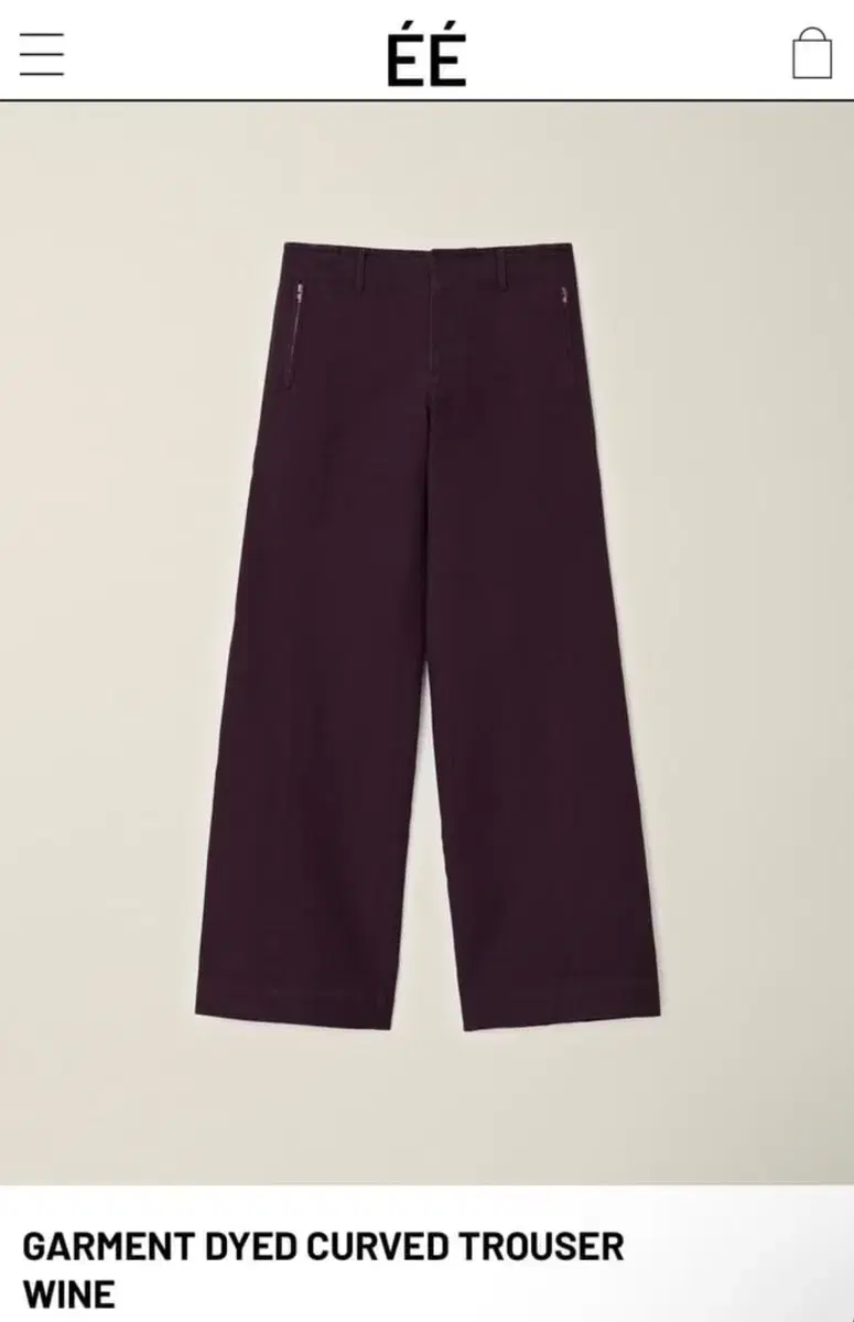 (EE) TROUSER WINE/ S