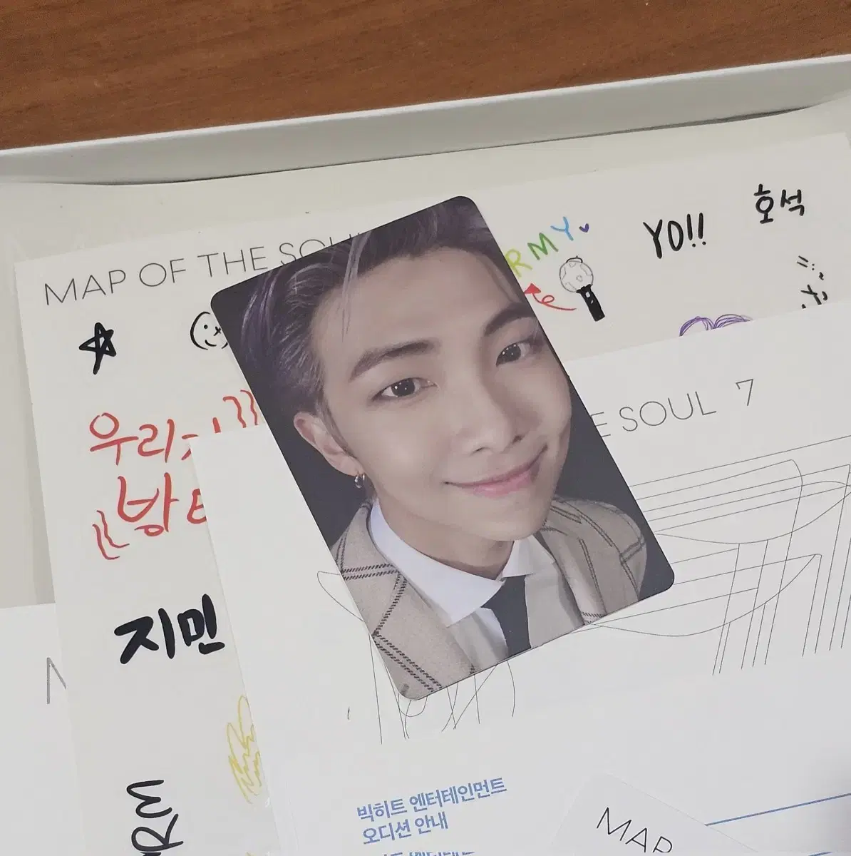 BTS bangtan Map of the Soul: 7 album photocard Namjun rm