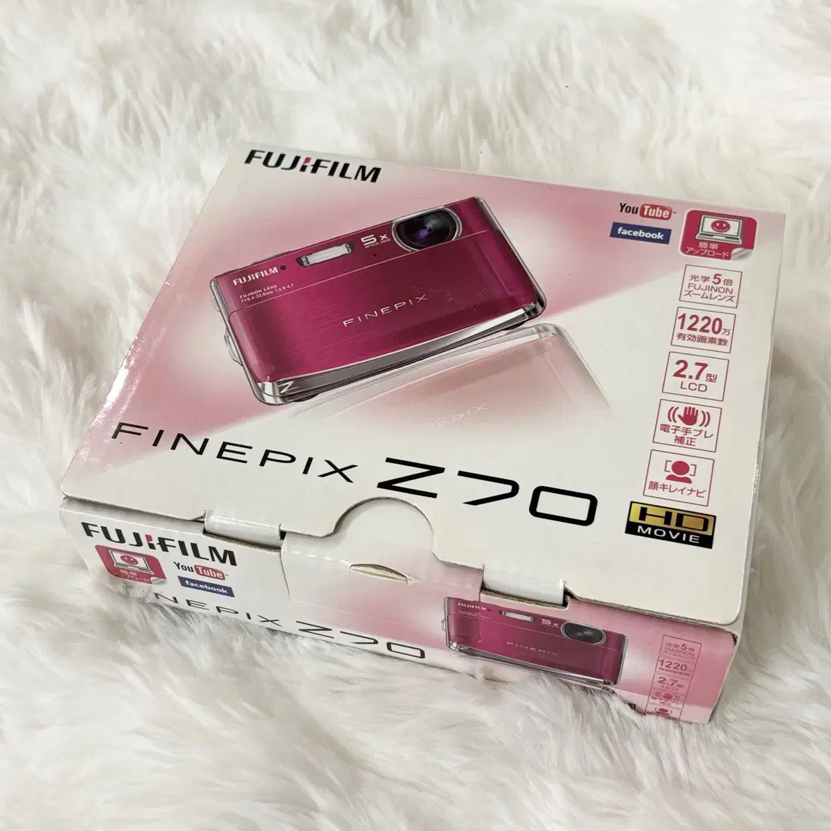 (풀박) FinePix 파인픽스 Z70 핑크빈티지디카캠코더