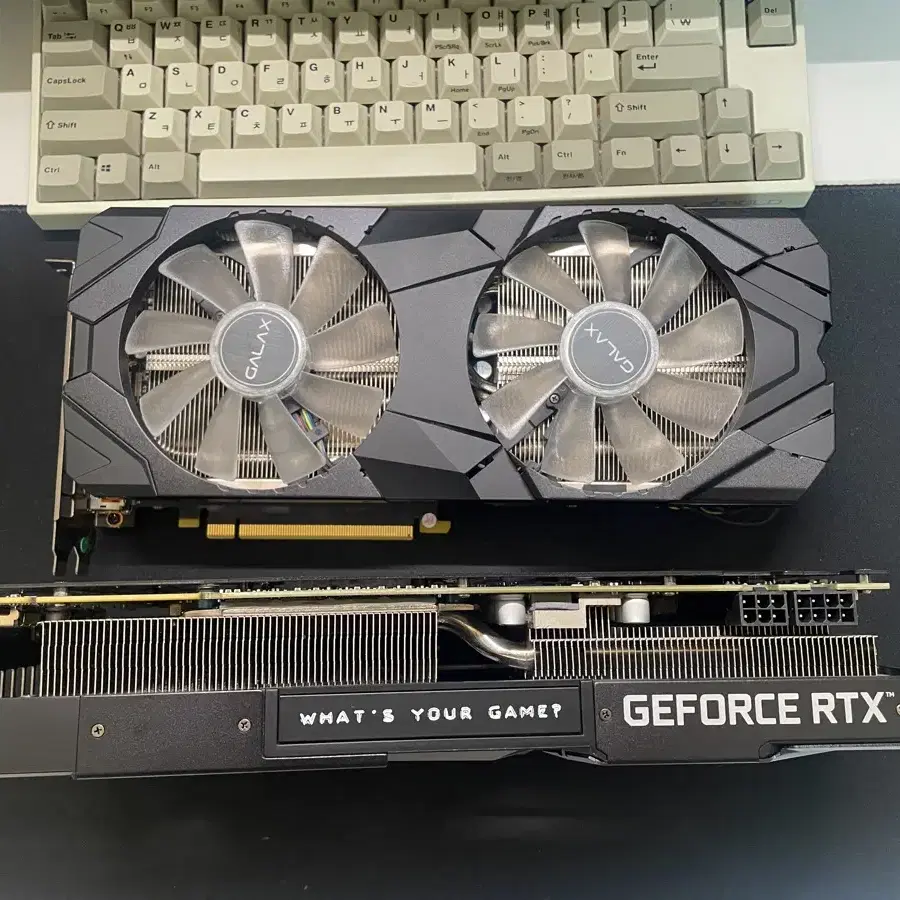 갤럭시 지포스 RTX 2080 SUPER 블랙 8GB (2개있음)