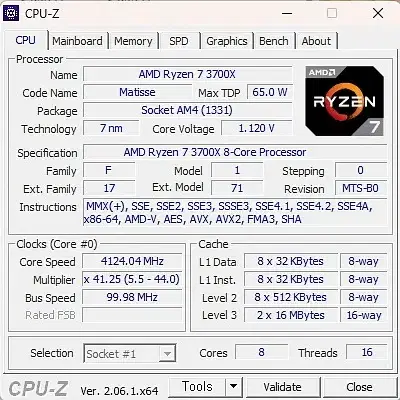 라이젠 3700X CPU