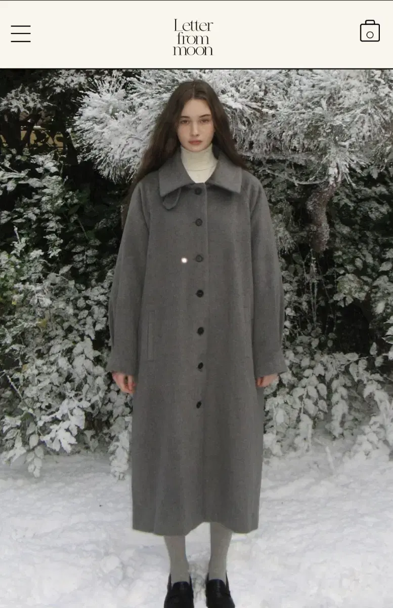 [New Products] Letter from Moon Mue Balloon Wool Coat Deep Gray M