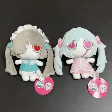 아이미나&하리야짱 봉제 인형 2 라운드 원 한정판 2종