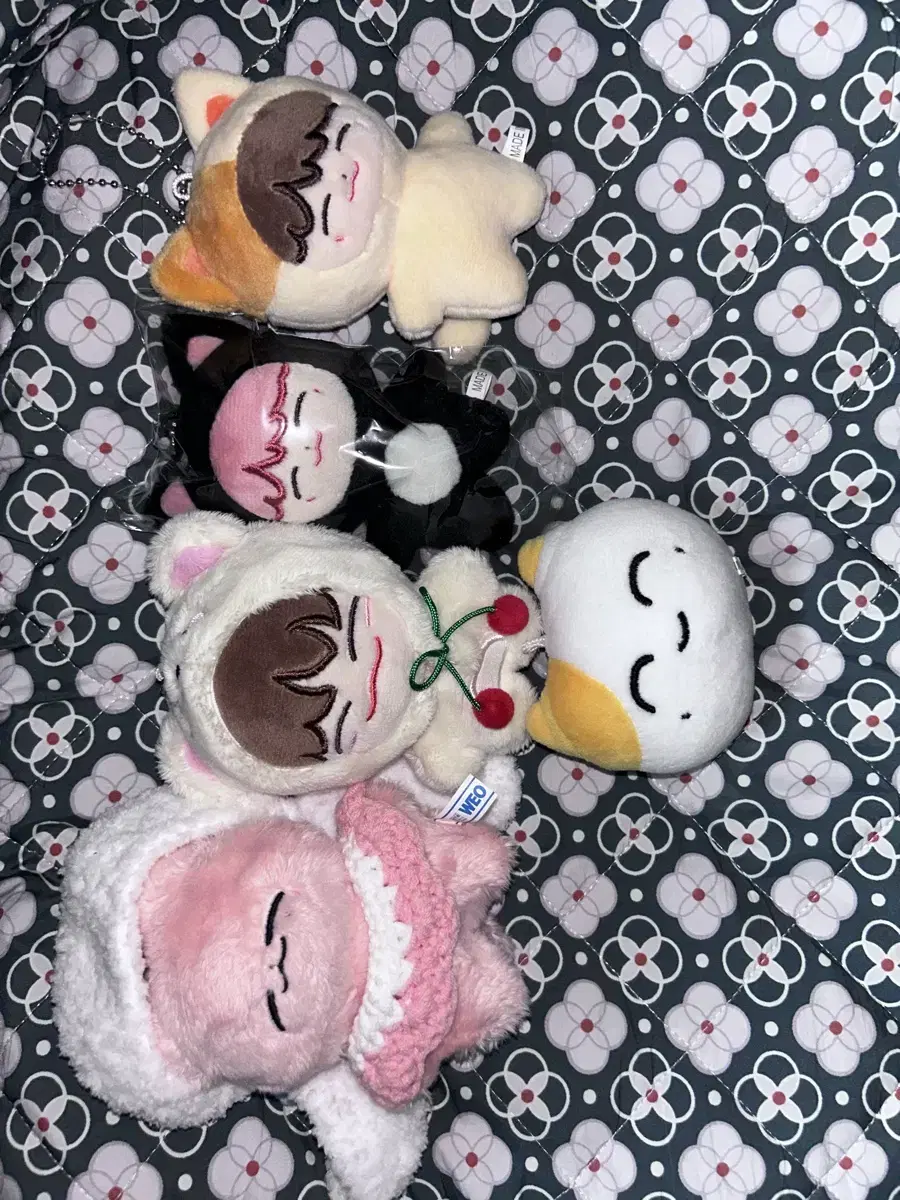 NCT dolls Jaeyun Janyang, Jaehyun, Jinyoung, and Chenle dolls