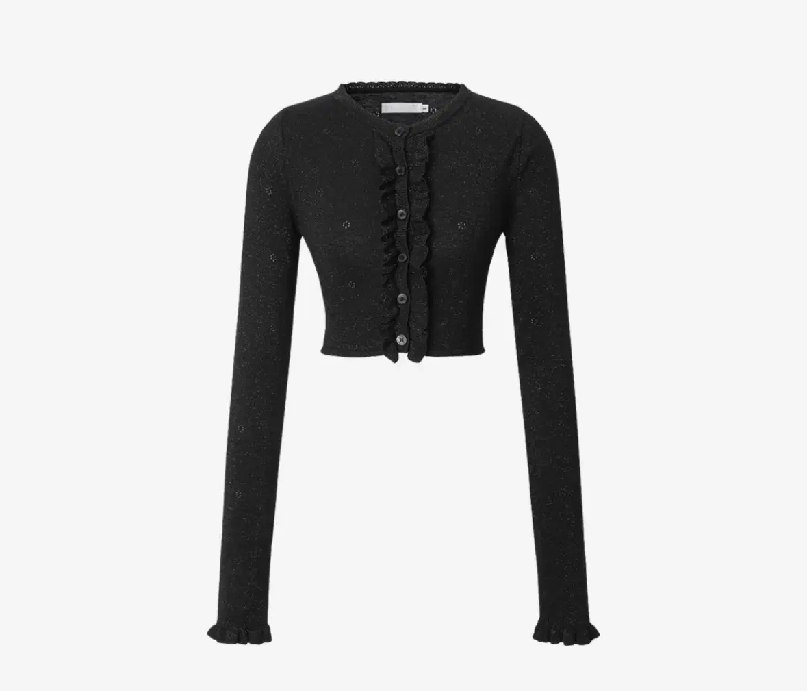 Threetimes Dew Glitter Cardigan Black