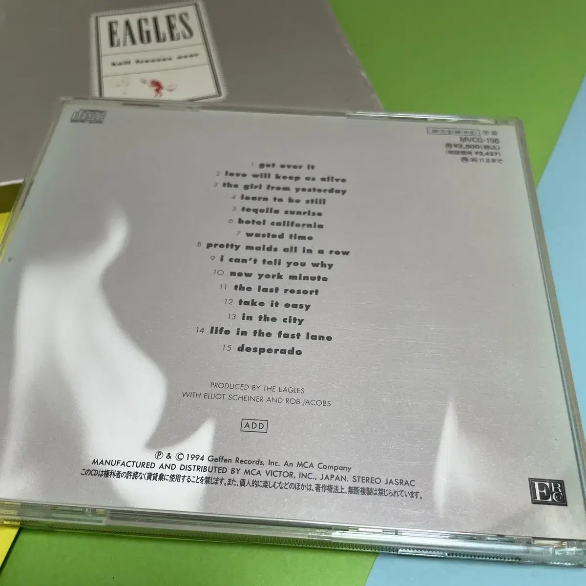 [중고음반/CD] 이글스 Eagles 라이브앨범 Hell Freezes