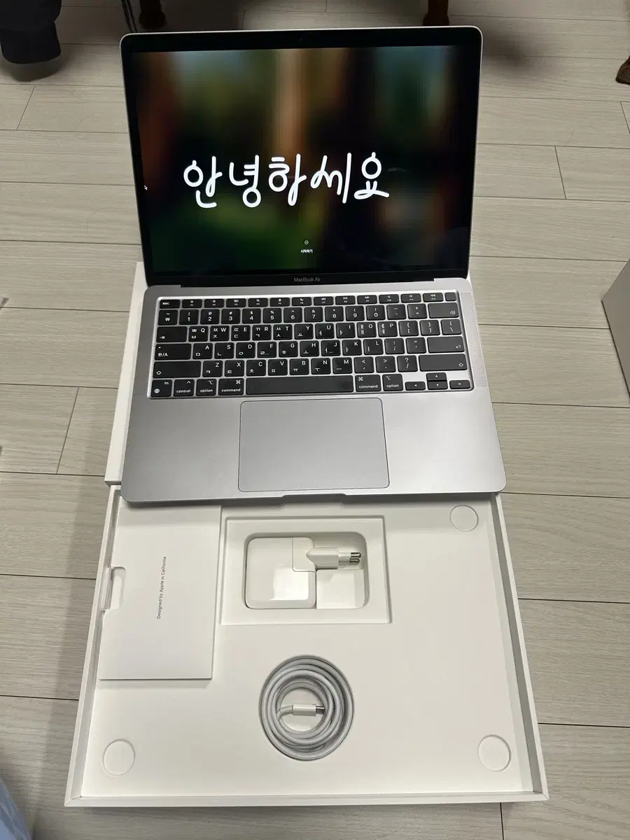 S급 ) 맥북 에어 M1 13인치 16gb 512ssd 스그