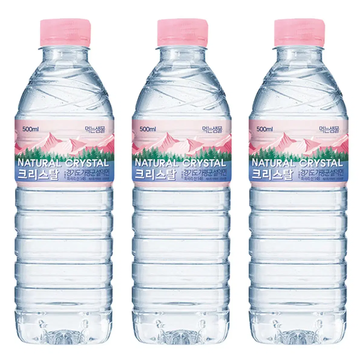 (무료배송) 크리스탈 생수 유라벨 500ml, 20개, 1박스