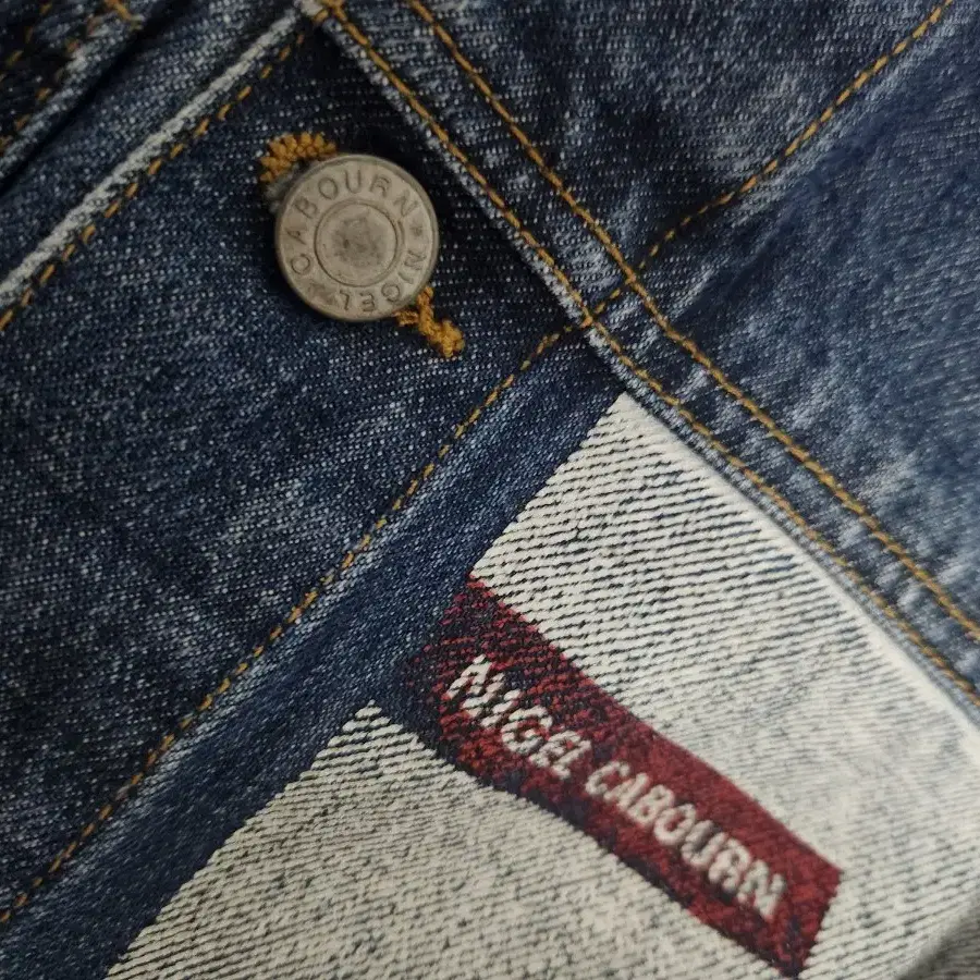 나이젤카본 nigel cabourn 아카이브 심리스 데님 트러커 자켓