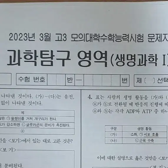 (2024수능 대비) 더프리미엄 생명과학1 모의고사 전 회차