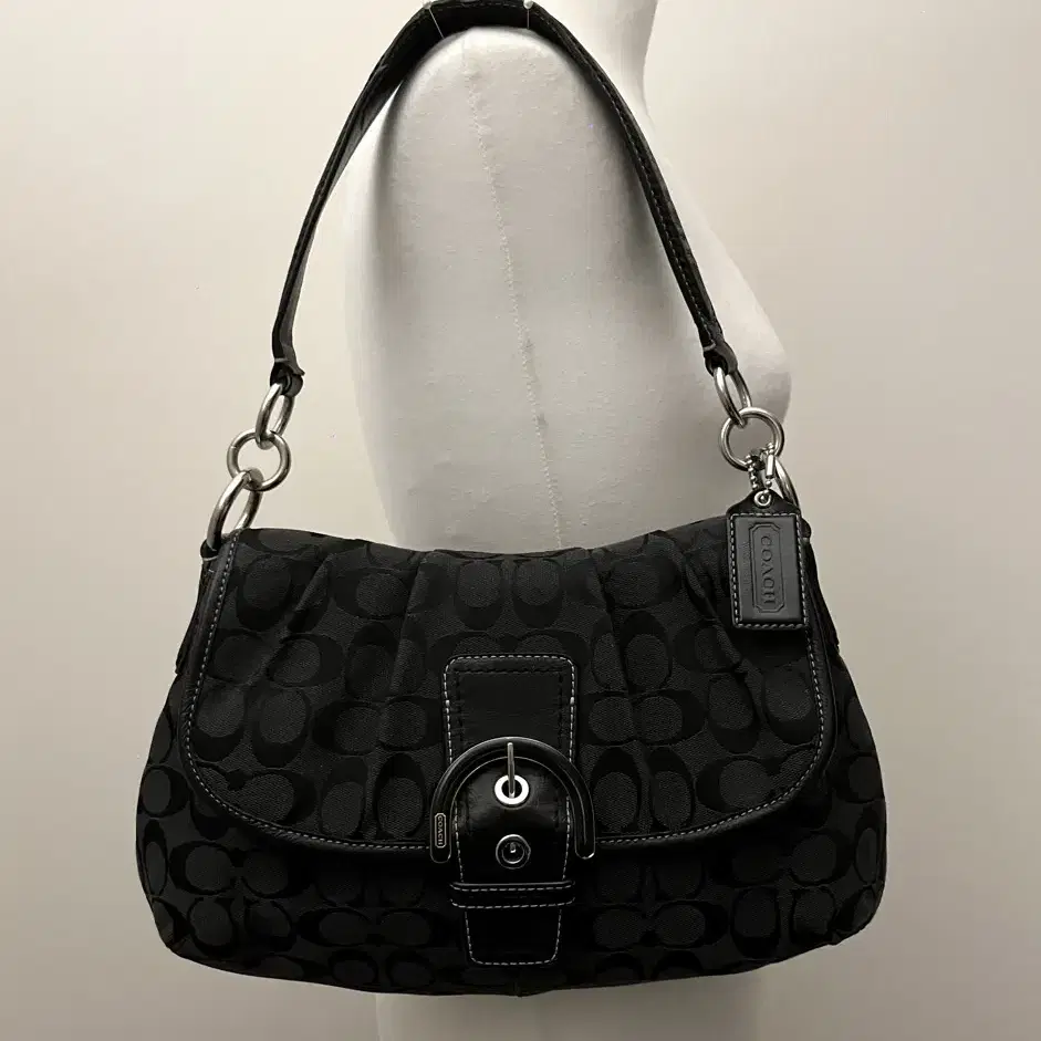 Coach All Black Basic Shoulder Bag