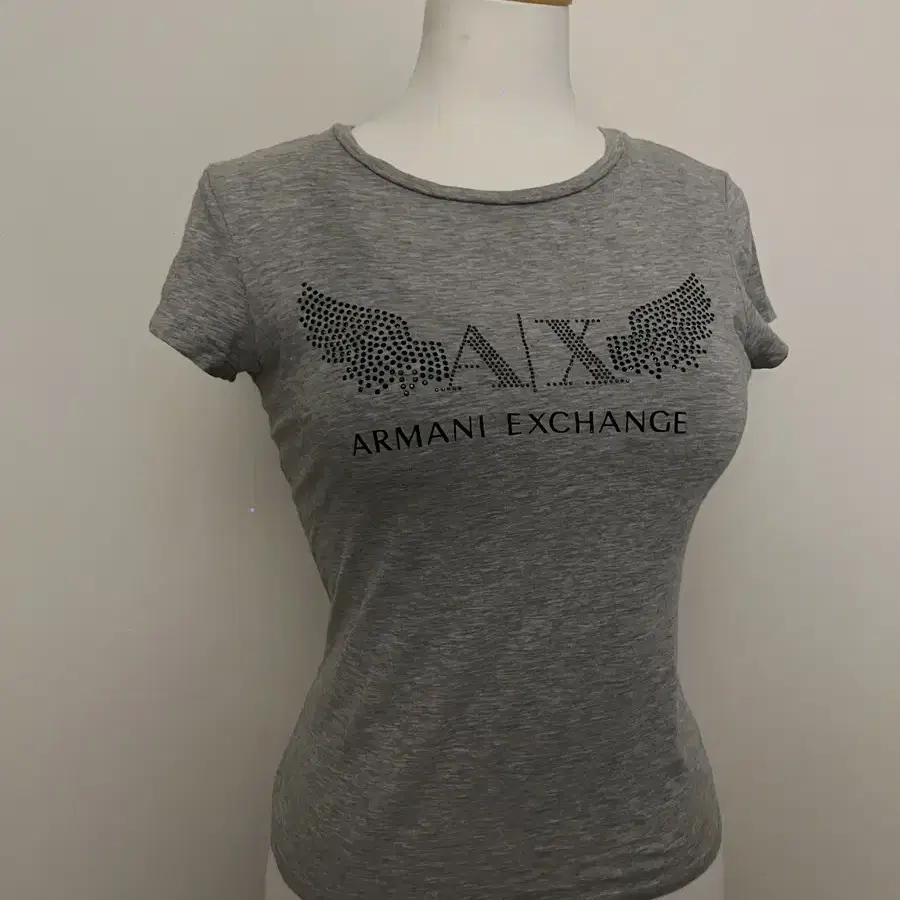 Armani Exchange Gray Spangle T-shirt