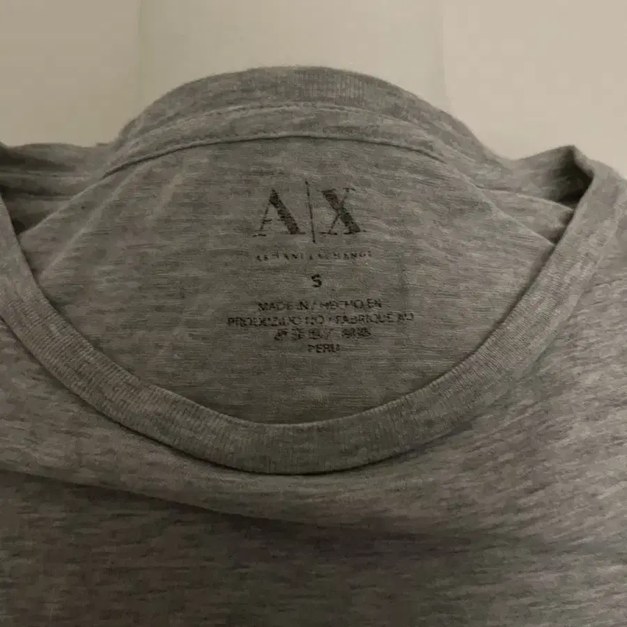 Armani Exchange Gray Spangle T-shirt