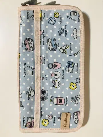 리락쿠마 멀티 소프트 케이스 통장, 모자 수첩 수납 트래블 케이스