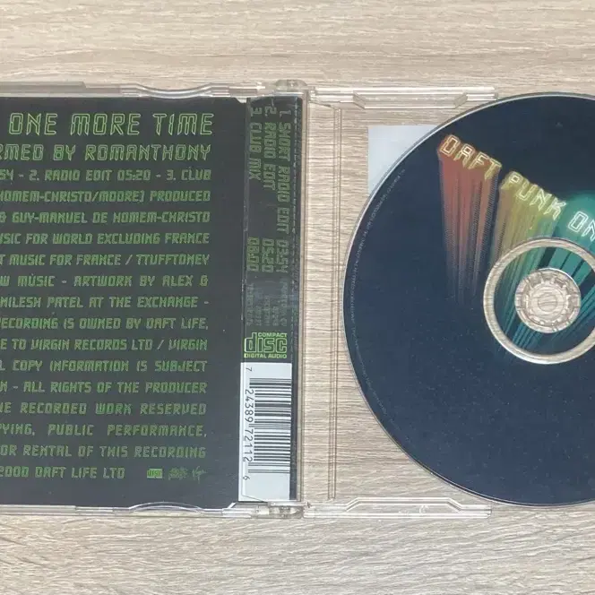 다프트 펑크 (Daft Punk) - One More Time CD 판매