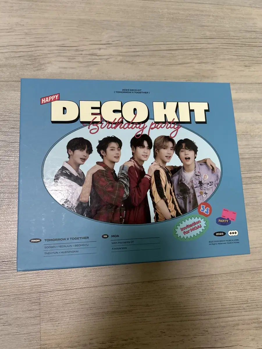 투바투 2023 DECO KIT