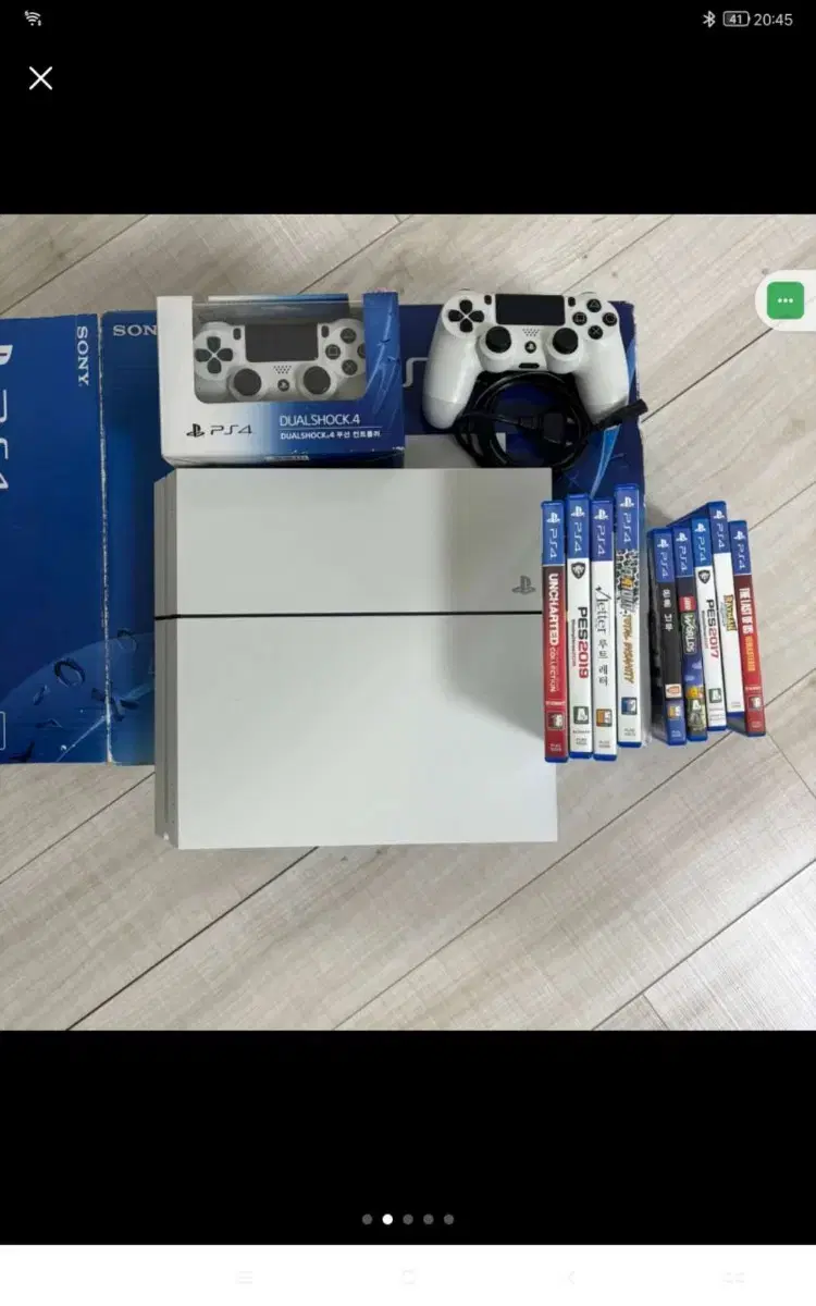 ps4 화이트 500g팝니다