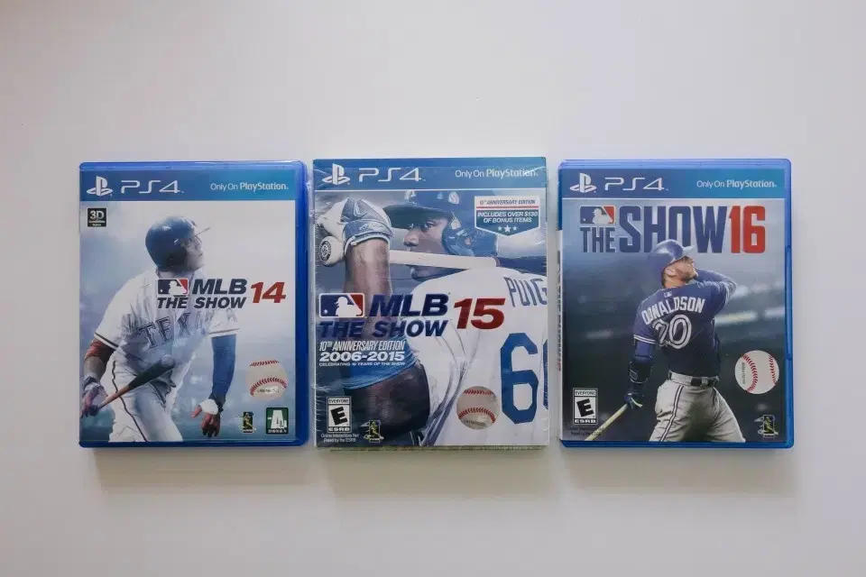 PS4 MLB 14, 15, 16 the Show