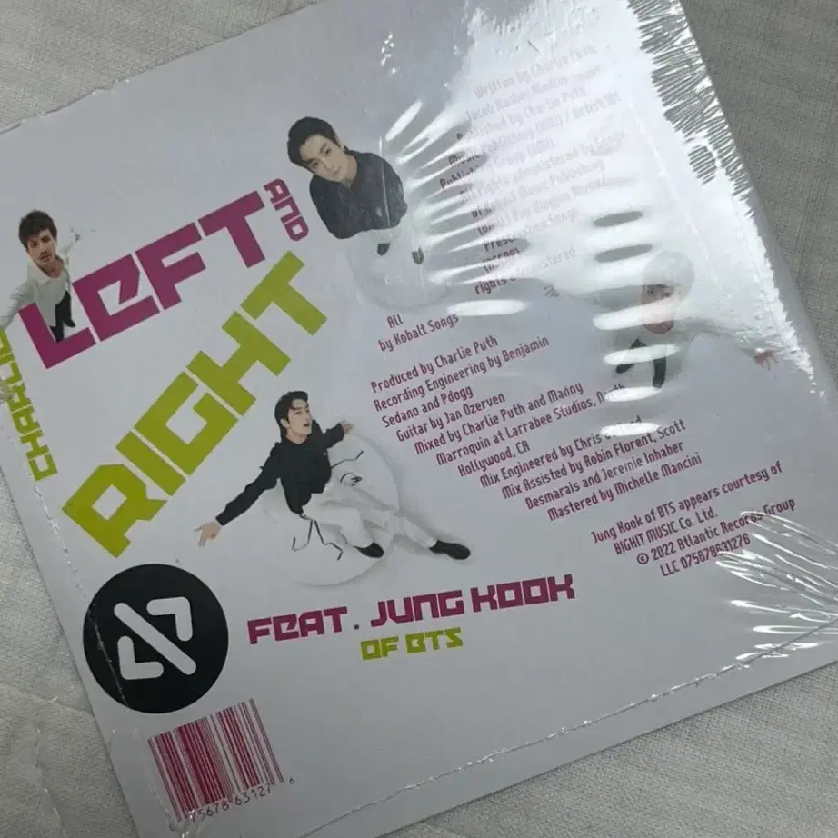 BTS 정국 찰리푸스 left and right CD