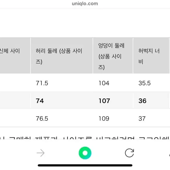 유니클로u 르메르 데님턱팬츠