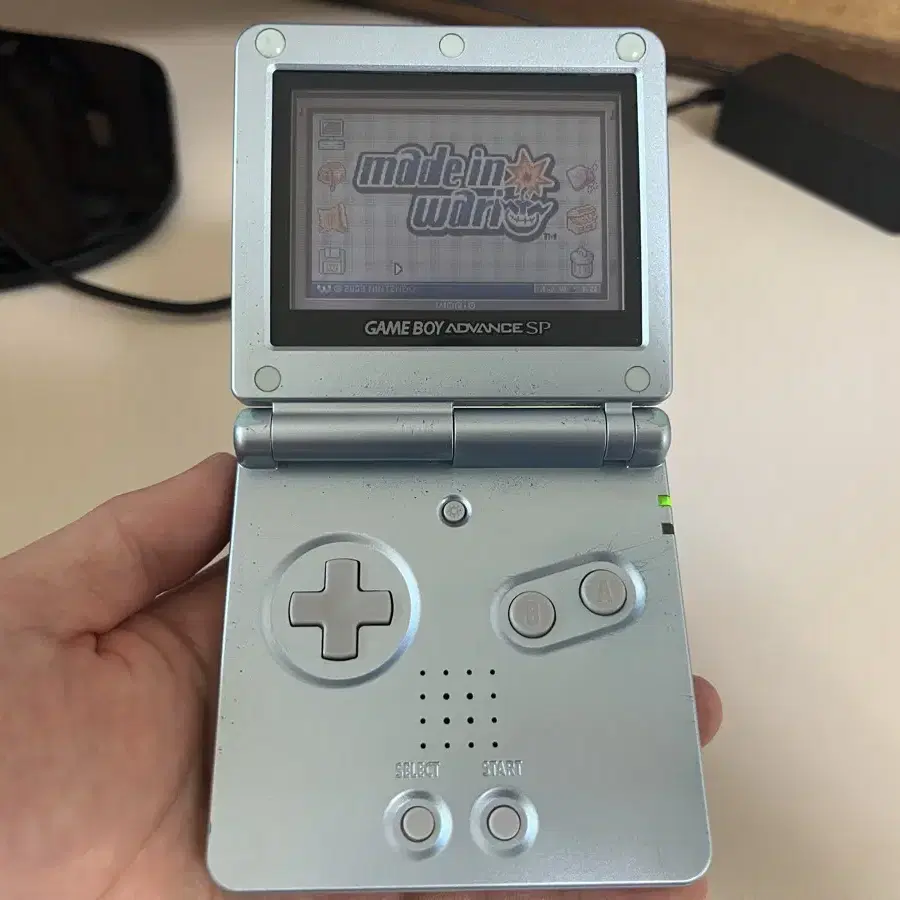 닌텐도 GBA sp 및 220V 충전기, 메이드 인 와리오 팩 판매