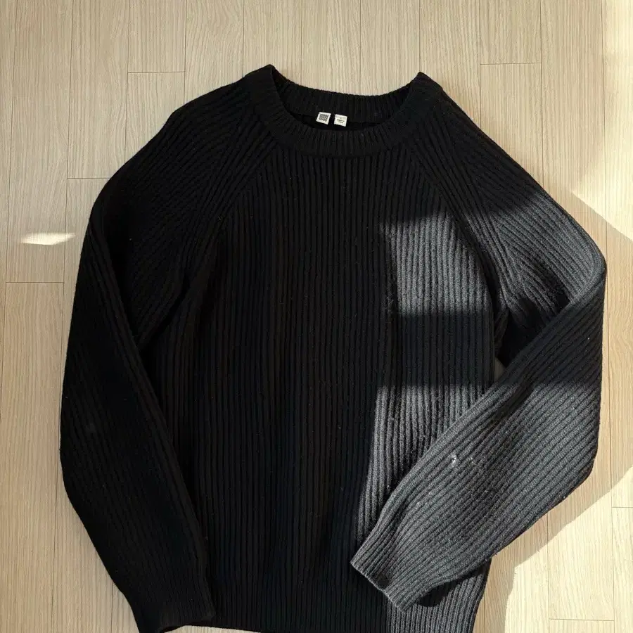 Uniqlo U Knit (봉태규), Black, L