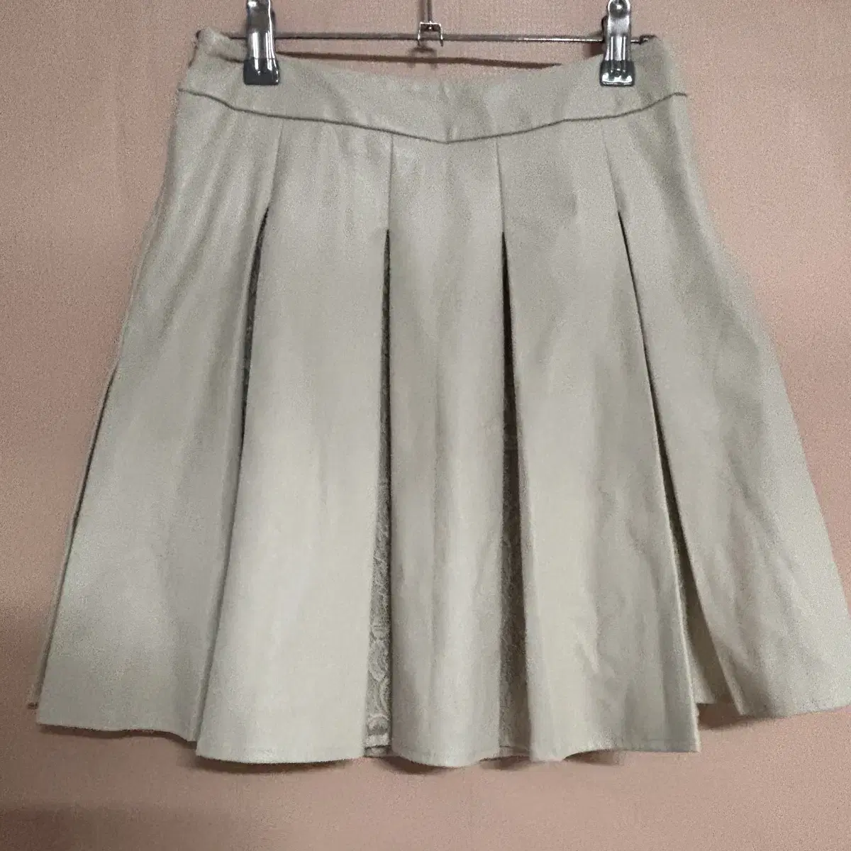 그레이스유 Camila Lace Leather Skirt