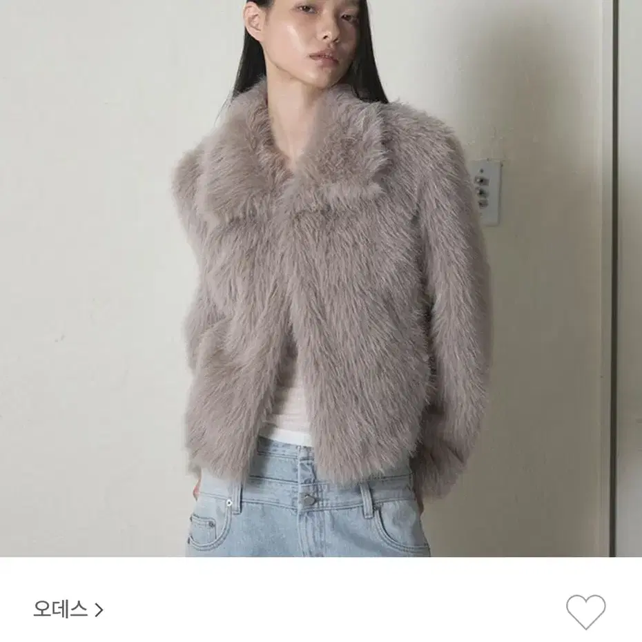 오데스 faux fur jacket 퍼자켓 ordes