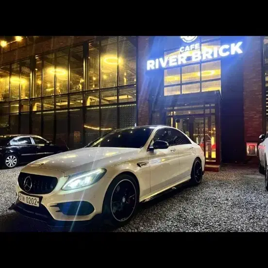 C450 AMG 흰색튜닝차량 가격다운