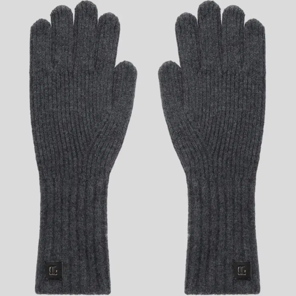 트리밍버드 장갑 Wool Knit Gloves [ Charcoal ]