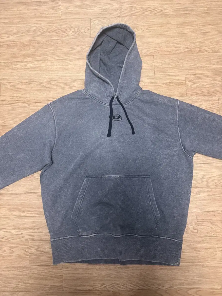 디젤 Diesel S-Macs-Hood-G2 Overdyed Hoodie