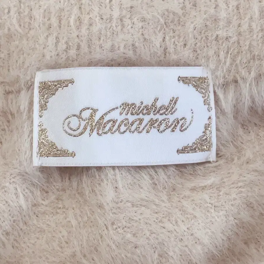 michellMacaron 미셸마카롱 샤기 니트 원피스 오프숄더 니트