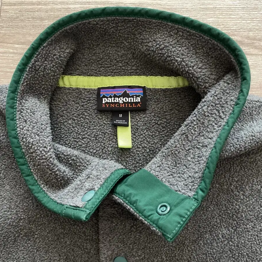 [m] 파타고니아 신칠라 그레이 그린 rare patagonia 빈티지