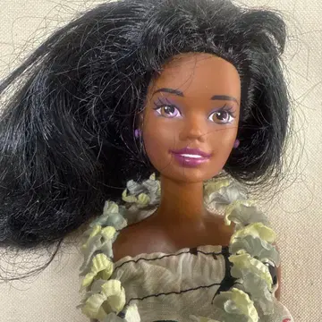 빈티지 바비 인형 하와이 흑발 훌라댄스