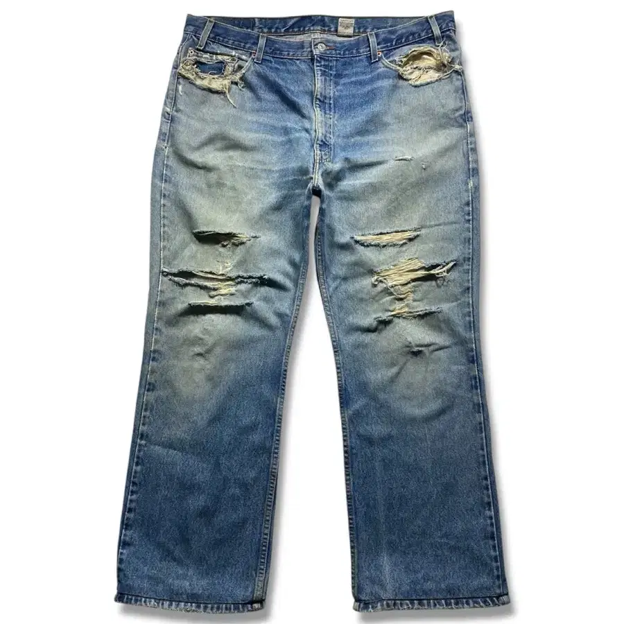 [42] 90s Levi's 517 디스트레스드 부츠컷 데님팬츠