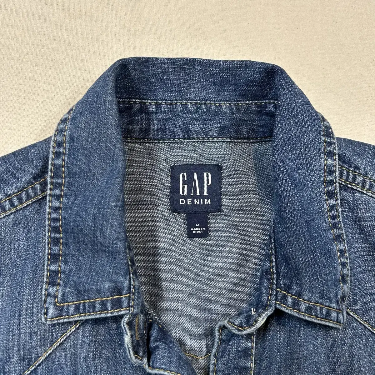 여M) 갭 GAP 데님 청 셔츠 롱셔츠