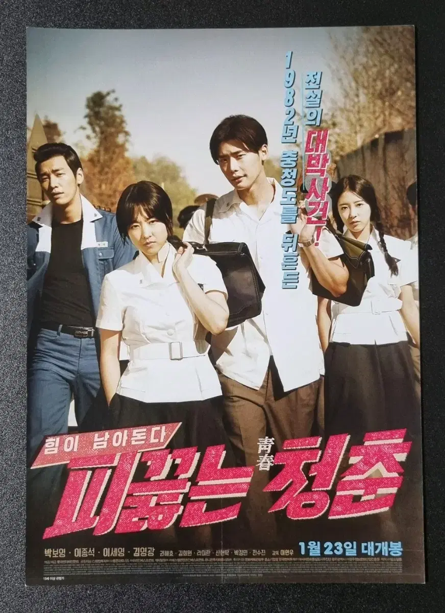 [영화팜플렛] 피끓는청춘 (2014) 박보영 이세영 이종석 영화전단지