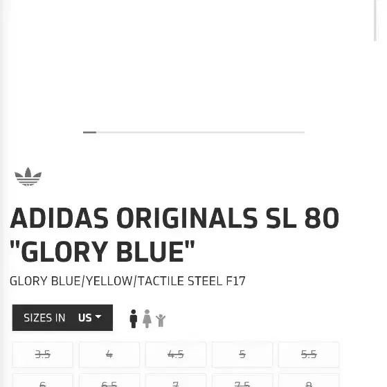 [225] 아디다스 adidas SL 80Glory Blue Yellow