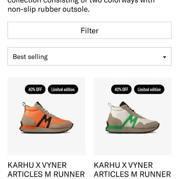 VINER KARHU M-Runner 스니커즈