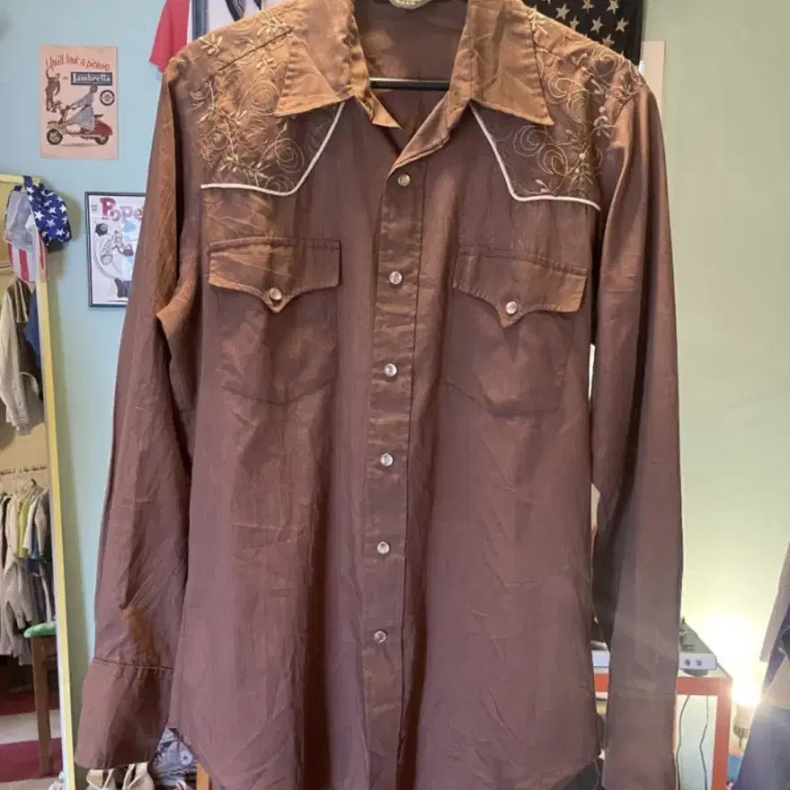 1980s Vintage Weatern Shirt