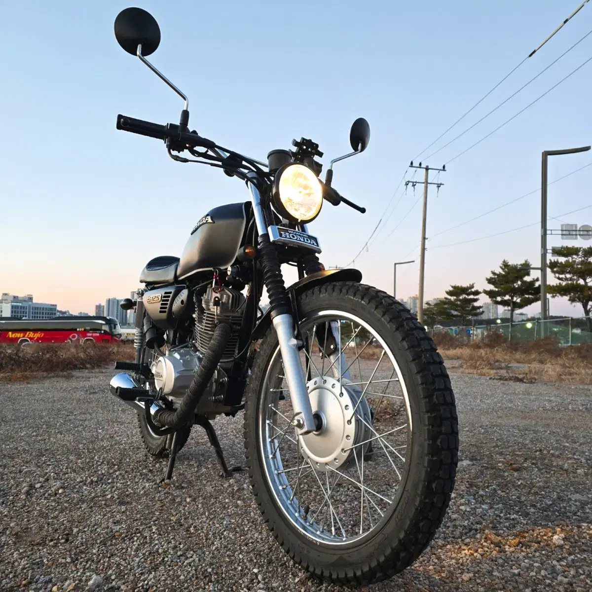 Honda CG125 카페 레이서 풀 커스텀 캠핑여행용 오토바이