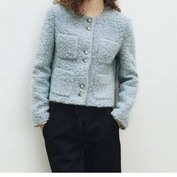 조이그라이슨 트위드 자켓 Wool Boucle Tweed Jacket