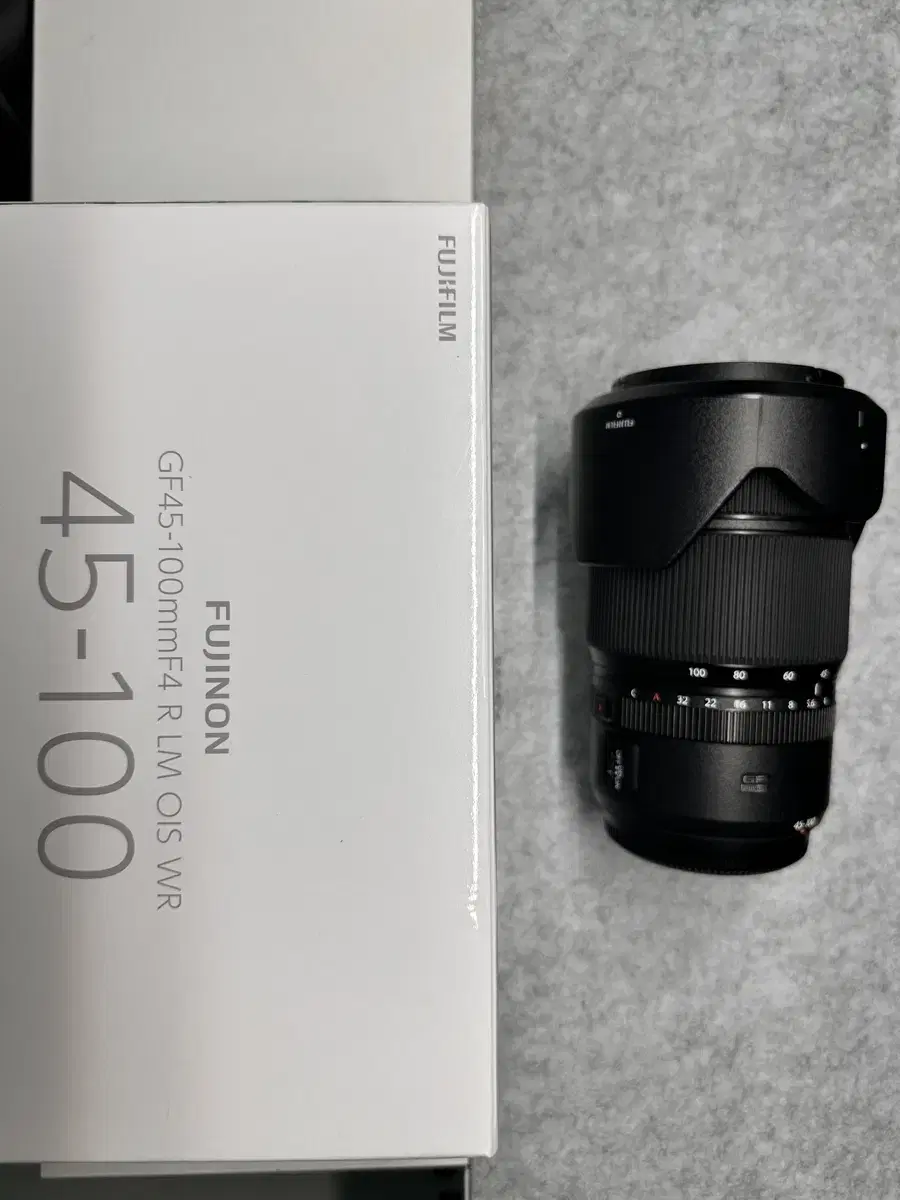 후지필름 GF45-100mm 렌즈 A급(스킨 부착)