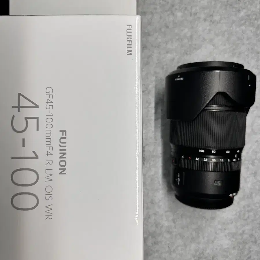 후지필름 GF45-100mm 렌즈 A급(스킨 부착)