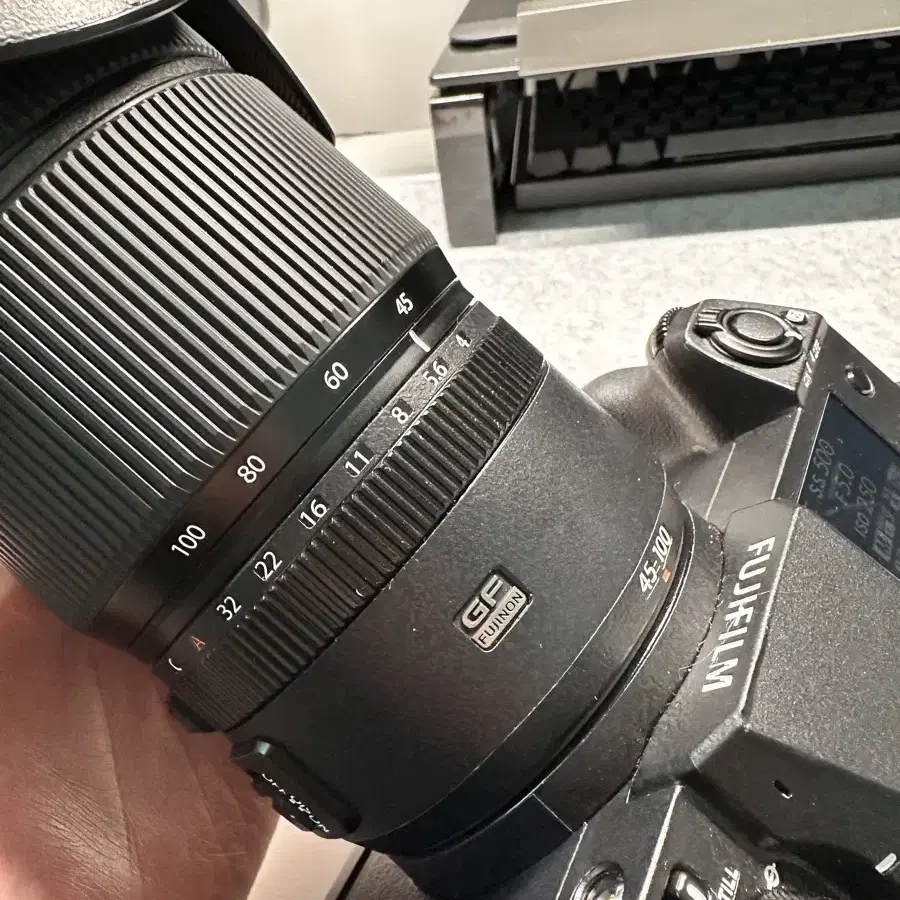 후지필름 GF45-100mm 렌즈 A급(스킨 부착)