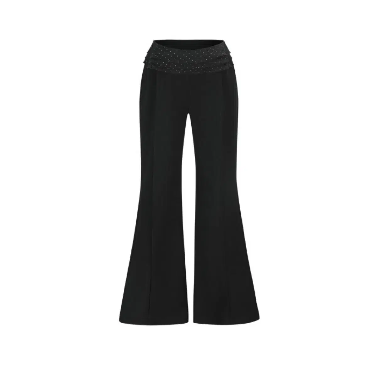 [런웨이티켓] Dot Frill Bootcut Pants