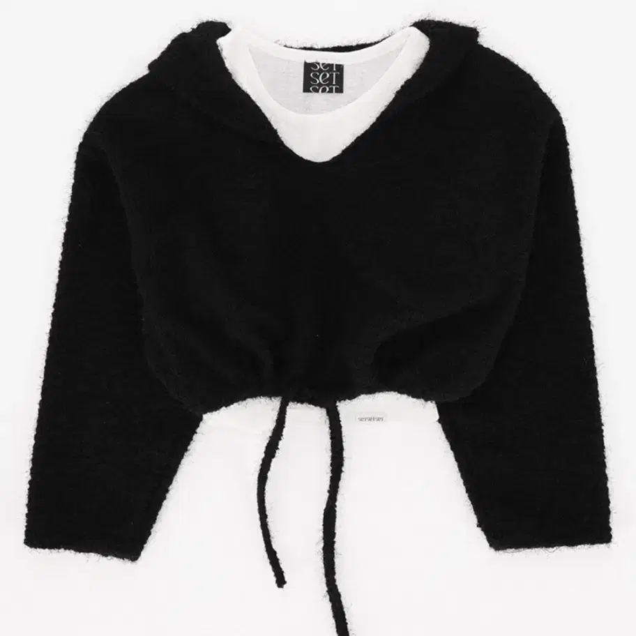 쎄쎄쎄 SETSETSET SAILOR BOUCLE KNIT TOP (BL