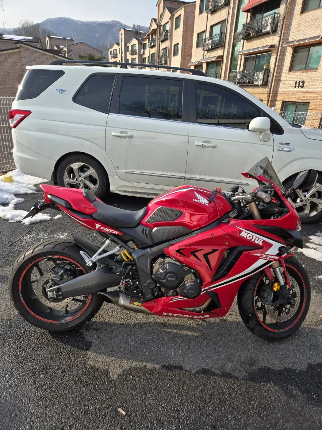 CBR650R 아크라 풀배기(소음기X)