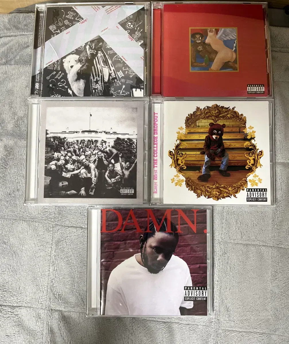 칸예,켄드릭 라마,우지 앨범 팝니다. TPAB MBDTF DAMN